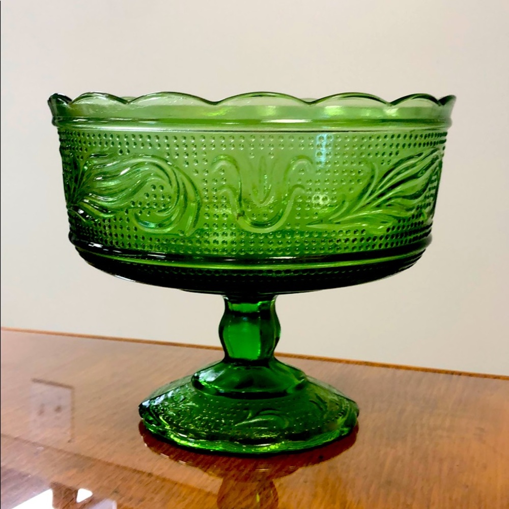 Vintage Glass Candy Dish
